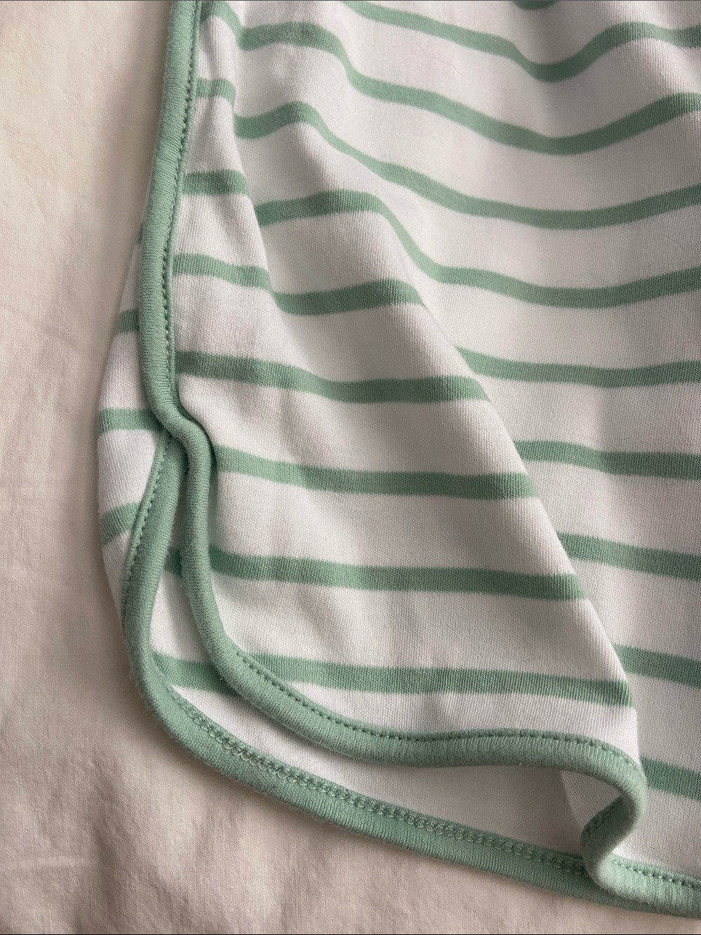LAKE lounge pants White & Mint Green - Picture 2 of 3